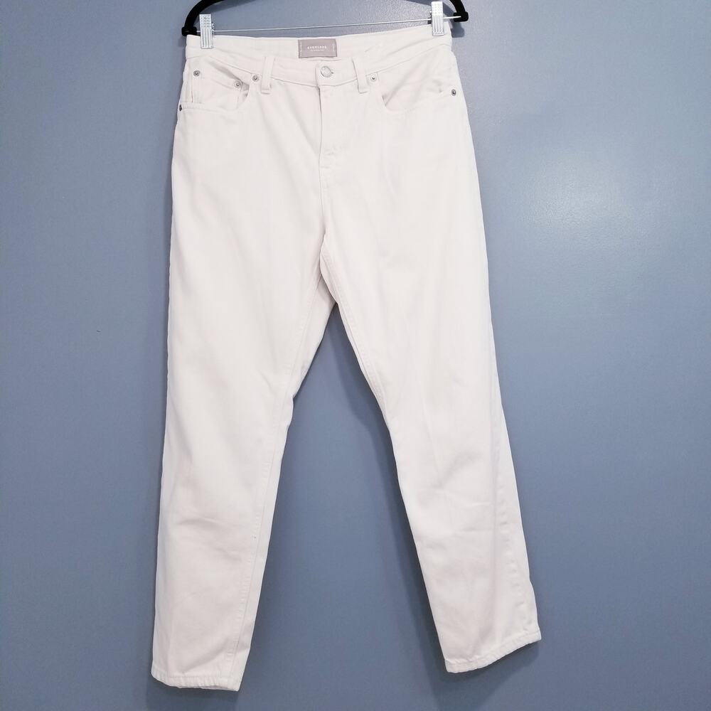Everlane The Summer Jeans High Rise White Denim